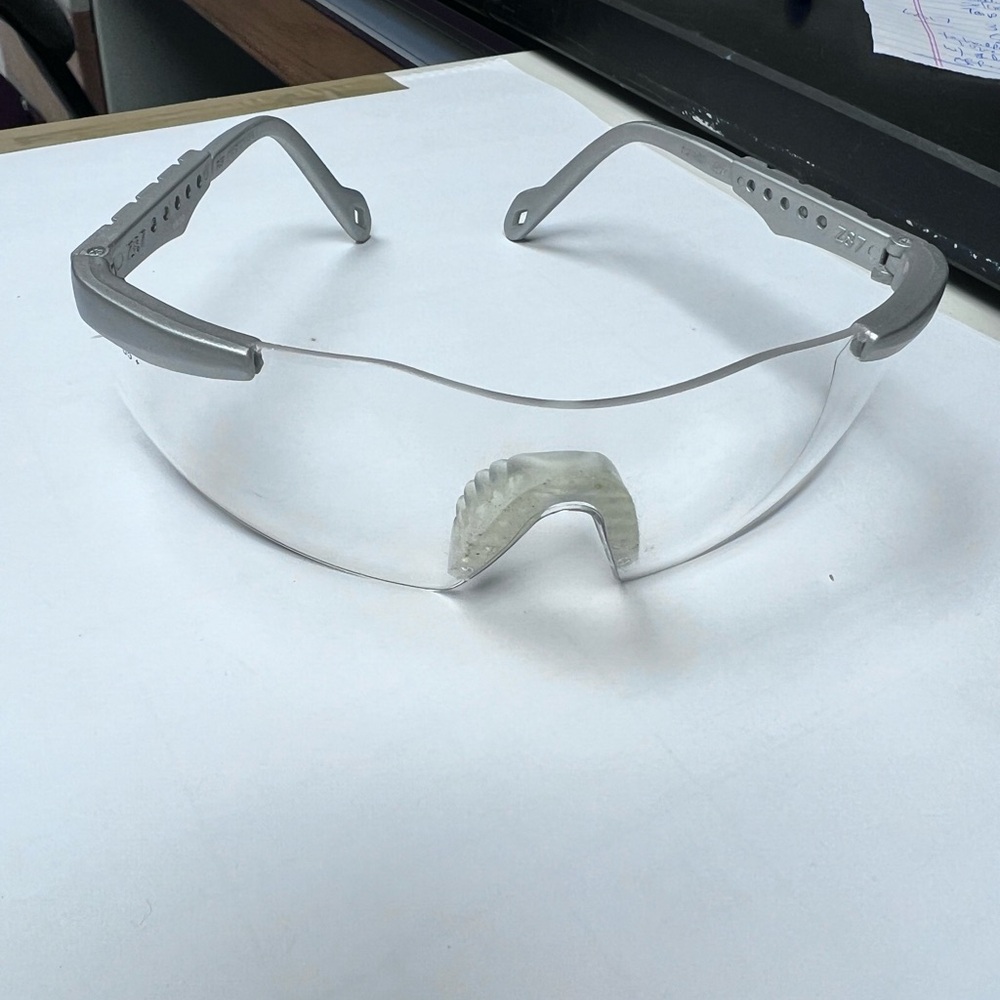 Smith & Wesson Silver VR Protective Glasses with black sack GUC ❤️